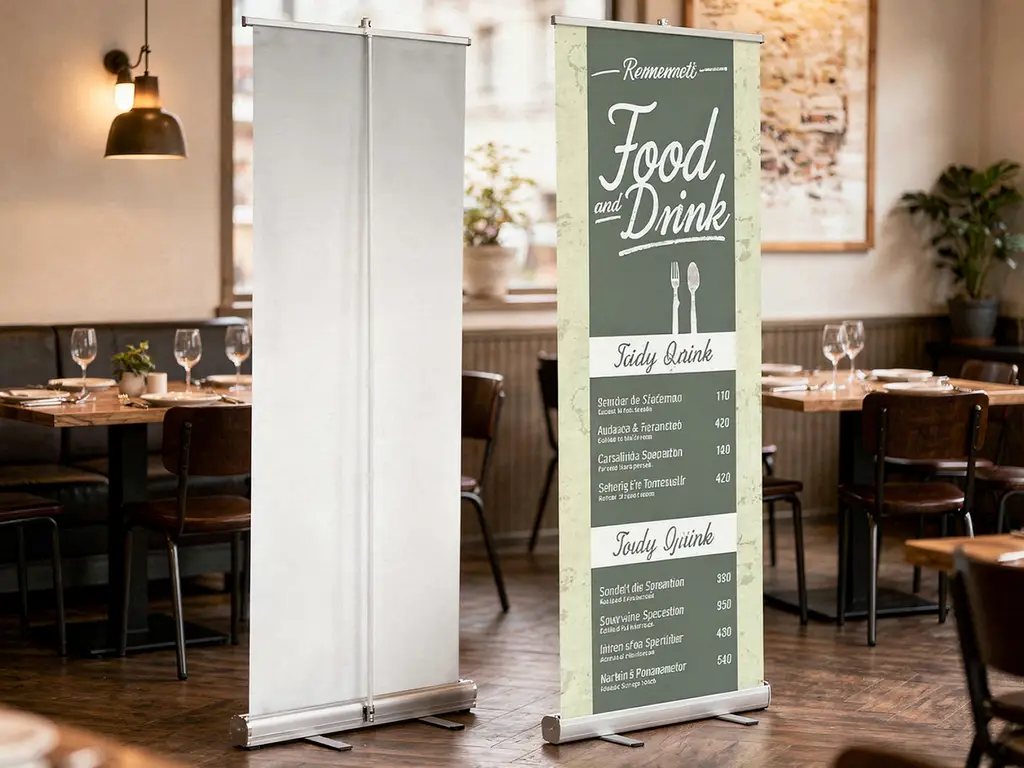 6*3 Feet Standard Flex Roll Up Standee | Personalization of Standees ...