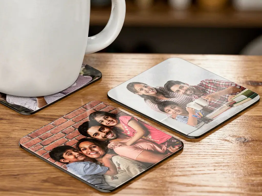 Coaster Printing - Print Customised Coasters Online - Inkmonk