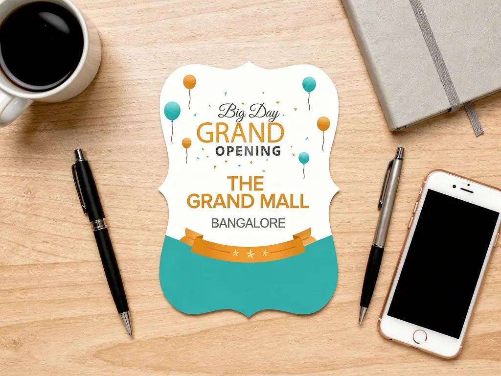 Custom Shape Invitation card Printing- Print your Own Cards - Inkmonk