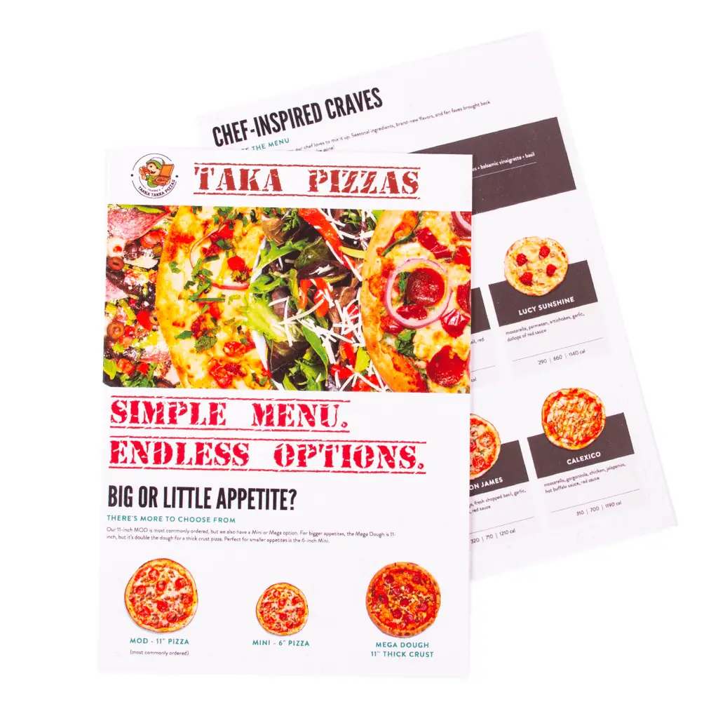 Custom Menu Cards online | Personalize Menu Cards | Inkmonk