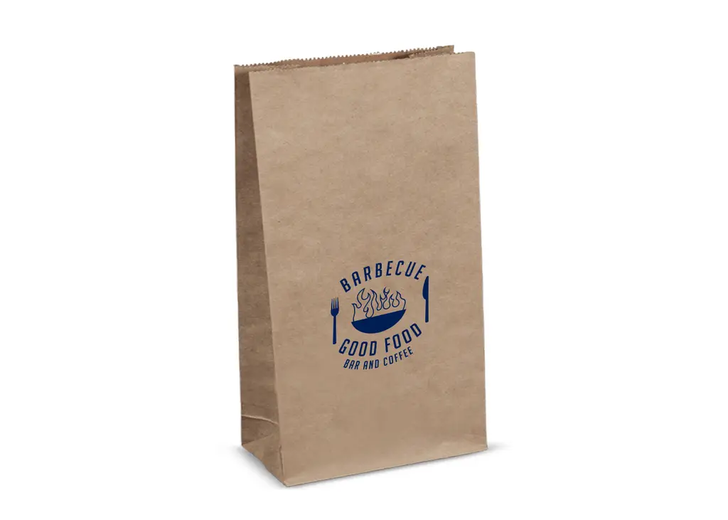 Brown Paper Pouches Printing- Grocery Paper Pouches- Paper Bags ...