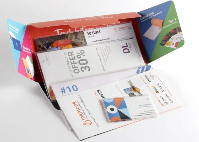 Order Sample Kit- Bulk Purchase Sampling- Custom printing Services- Inkmonk